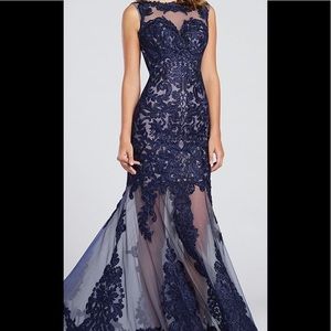 Ellie Wilde Mon Cherie Navy Gown